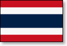 Flagga Thailand